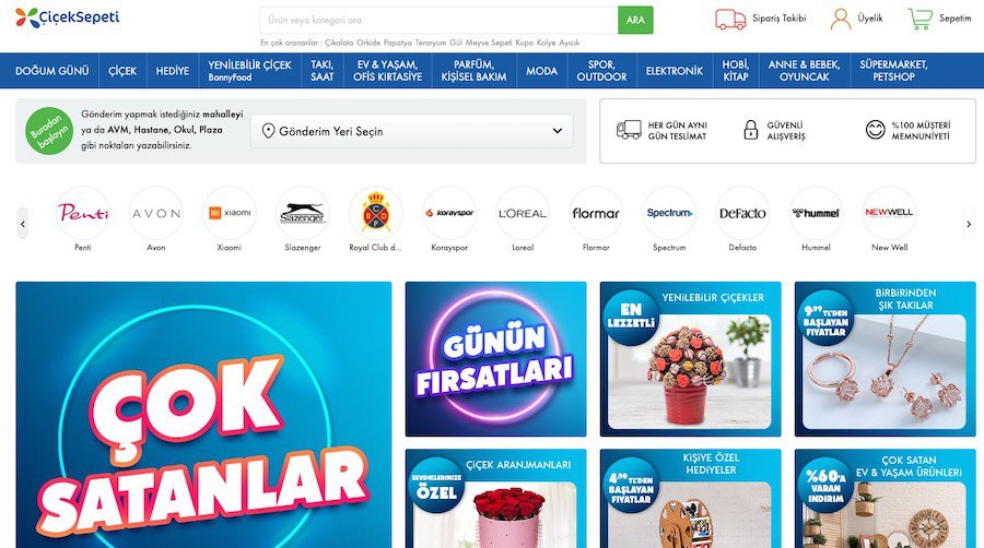 çiçek sepeti
