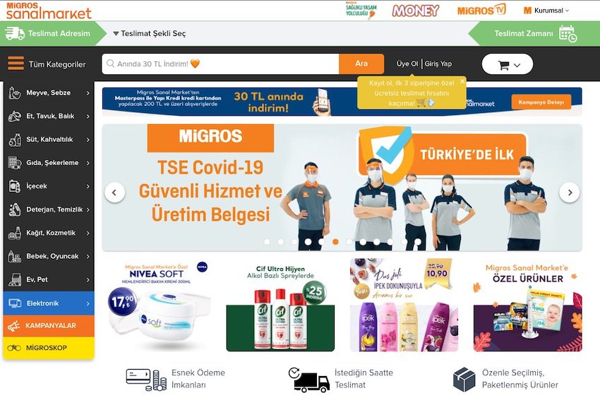 migros sanal market