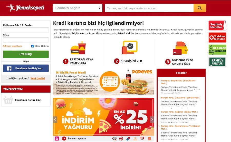 yemek sepeti