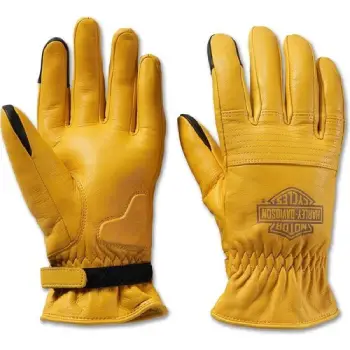 Harley-Davidson Men's Helm Leather Motorsiklet Eldiveni