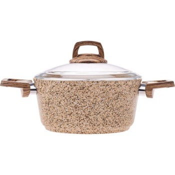 Karaca Wood Silver Granit Tencere